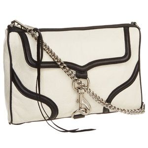 NWT Rebecca Minkoff Mac Bombe Bag Leather White